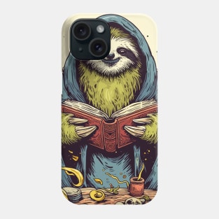 Retro Vintage Sloth Wizard Phone Case