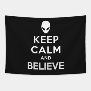 KEEP CALM AND BELIEVE Tapestry