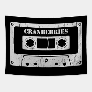 Cranberries - Vintage Cassette White Tapestry