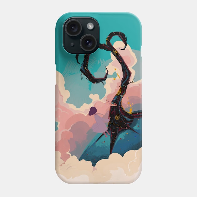 Twisted Apple Tree Phone Case by aoclover22