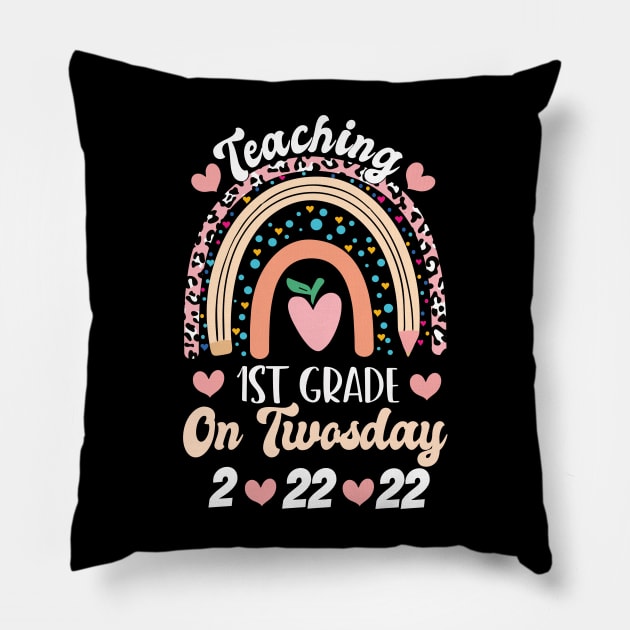 Happy Twosday Tuesday February 22nd 2022 - Funny 2/22/22 Souvenir Gift Pillow by Gaming champion