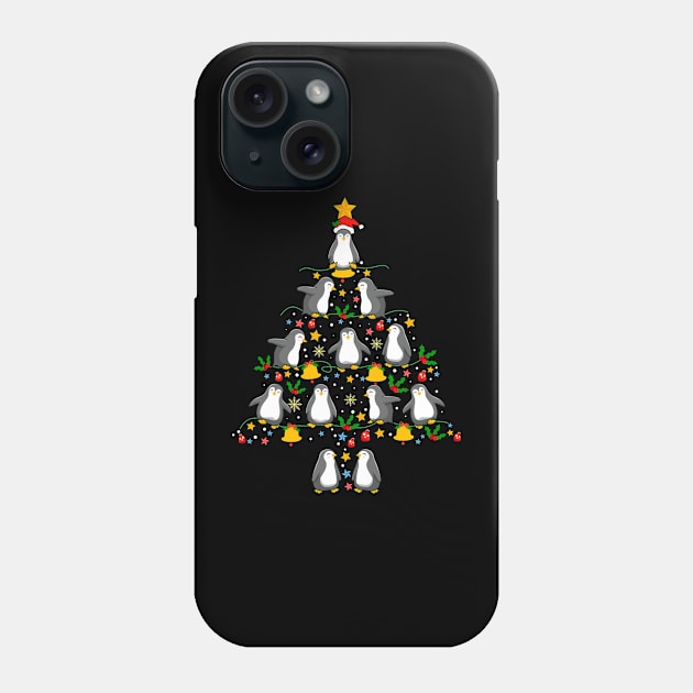 Penguins Christmas Tree Phone Case by divinoro trendy boutique