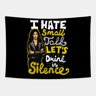 Drink In Silence Tapestry