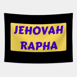 Jehovah Rapha | Christian Typography Tapestry