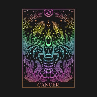 Zodiac sign tarot card Cancer T-Shirt