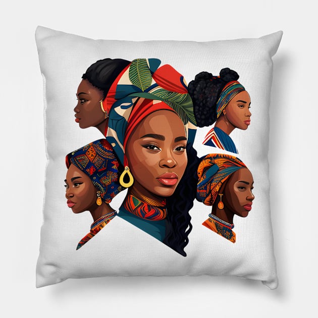 Black History Month T-Shirt Pillow by Lisa L. R. Lyons