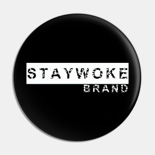 Stay Woke Brand Logo Pin