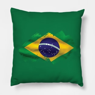 Brazilian Flag Pillow