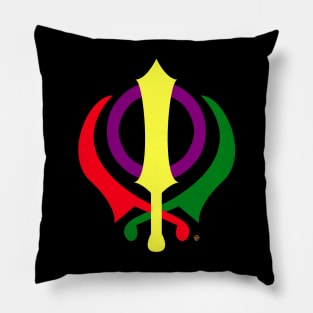 LGBTQ+ Khanda Sikh Love All Pillow