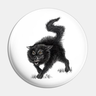 Dark Wolf Pin