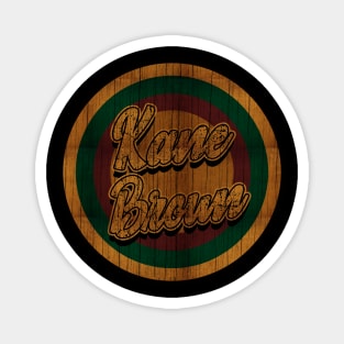 Circle Retro Kane Brown Magnet