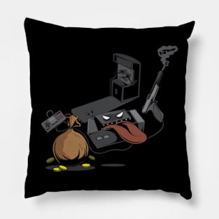 Arcade Robbery Pillow