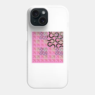 Asian spring mosaic Phone Case