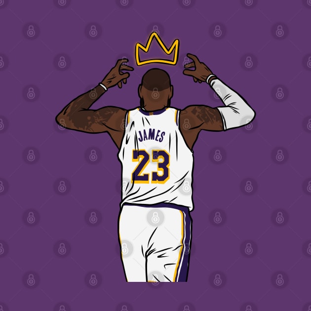 LeBron James Crowns Himself by rattraptees