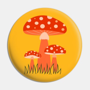 Three toadstools 1 Pin