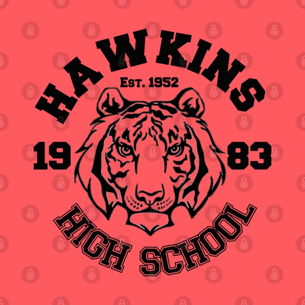 Hawkins High School by inkandespresso7