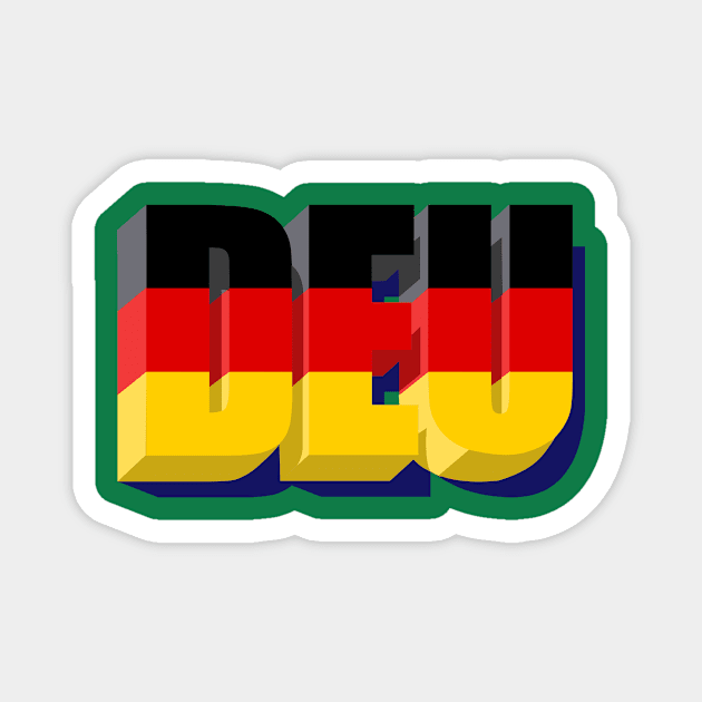 Germany 3D Magnet by denip