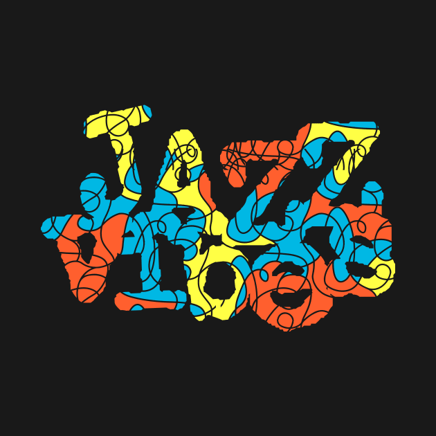 Colorful Jazz Vibes Design by jazzworldquest