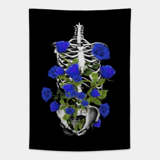 Rib Cage Floral 10 Tapestry