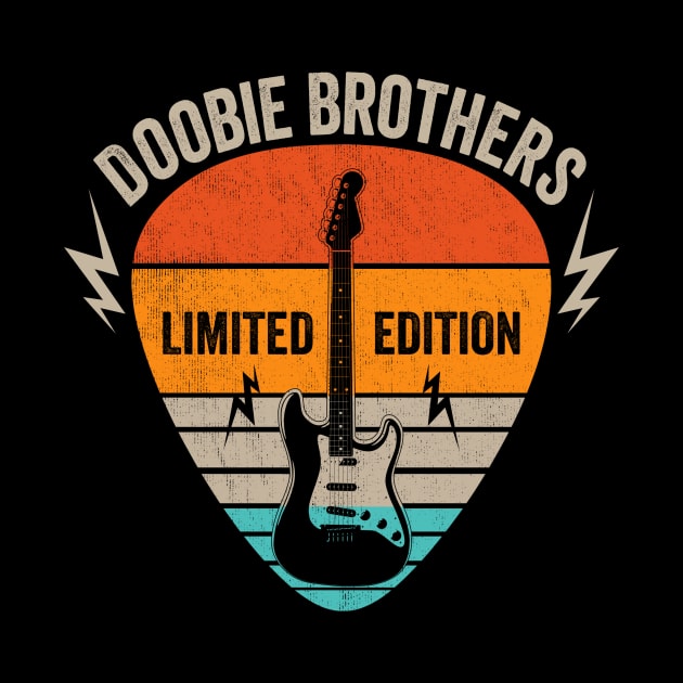 Vintage Doobie Name Guitar Pick Limited Edition Birthday by Monster Mask