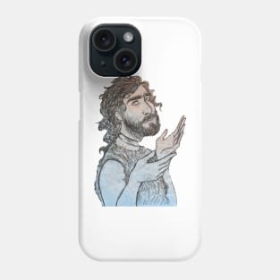 Saint John the Baptist Sticker Phone Case