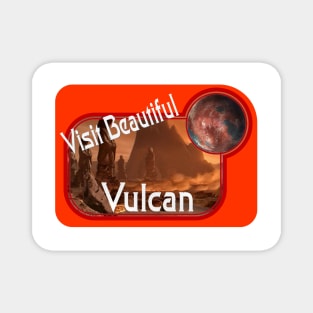 Visit Beautiful Vulcan Magnet