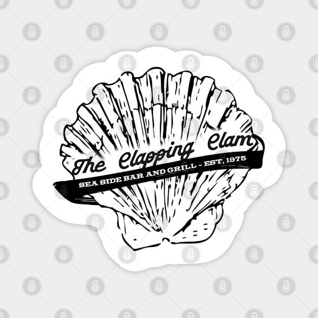 The Clapping Clam Magnet by nathancowle