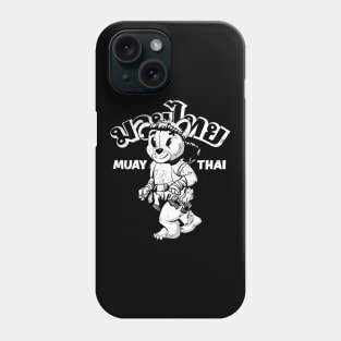 Muay Thai Boxing Mascot Bear Phone Case