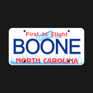 Boone North Carolina License Plate T-Shirt