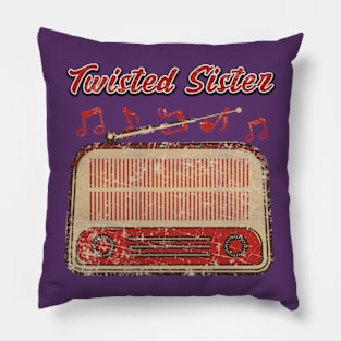 Retro Twisted Sister Pillow