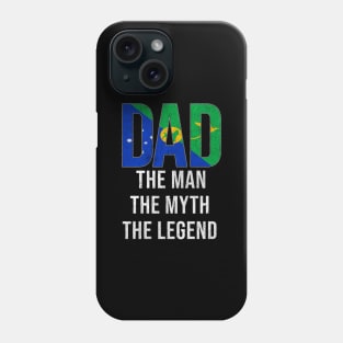 Christmas Islanders Dad The Man The Myth The Legend - Gift for Christmas Islanders Dad With Roots From Christmas Islanders Phone Case