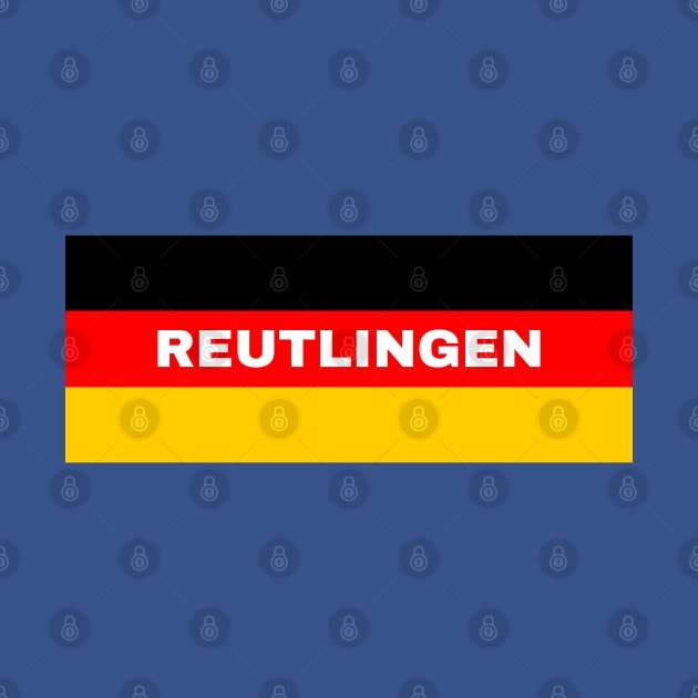 Reutlingen City in German Flag by aybe7elf