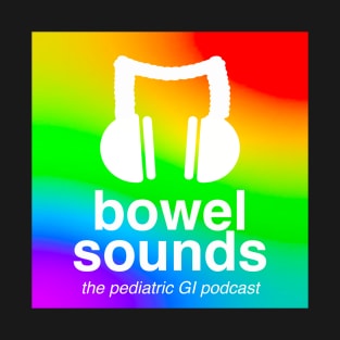 Bowel Sounds Rainbow Logo T-Shirt