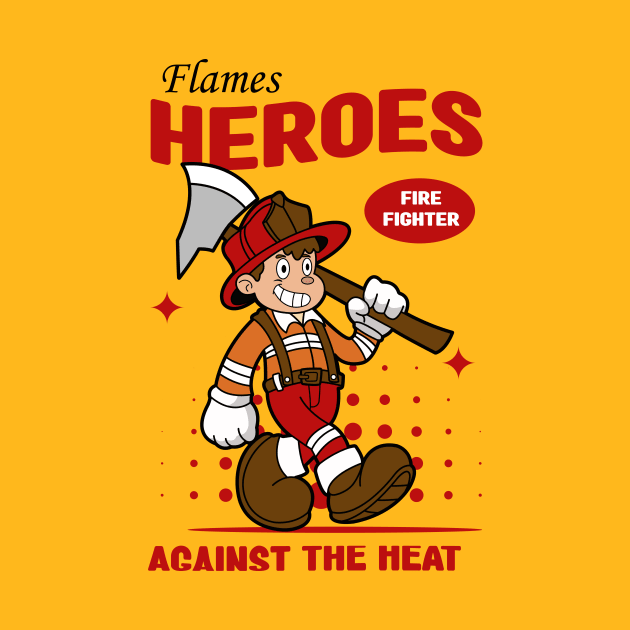 Flames Heroes by Harrisaputra