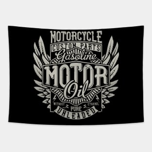 Motorcycle Motor Oil Tapestry