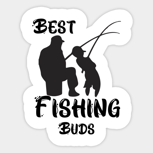 Father Son fishing - Fishing Father - Sticker