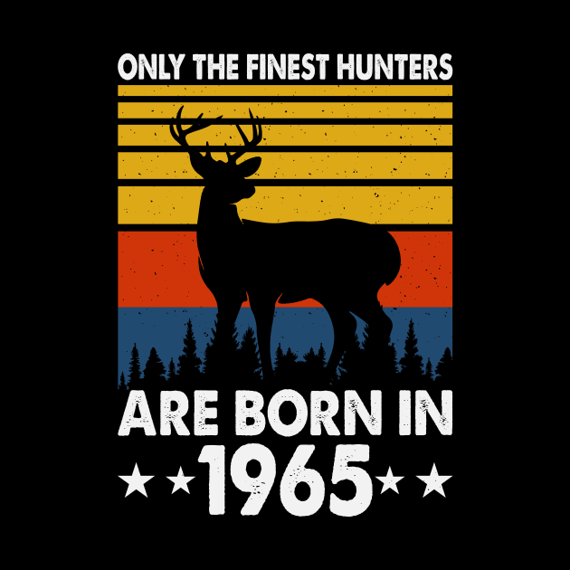 Only The Finest Hunters Are Born In 1965 T shirt For Women by QueenTees