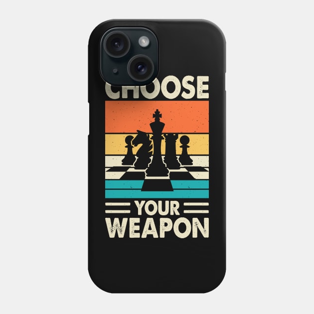 Choose Your Weapon T shirt For Women Phone Case by QueenTees