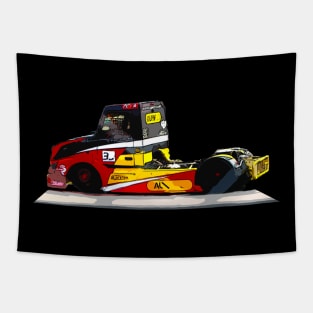 truck racing Tapestry