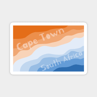 Cape Town waves Magnet