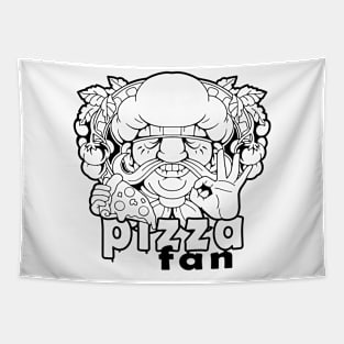 Pizza fan Tapestry