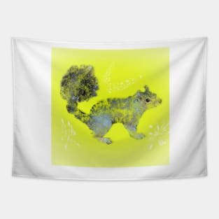 Fluffy tail, grey squirrel Tapestry