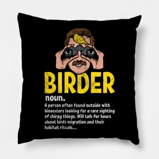 Birder Definition Pillow