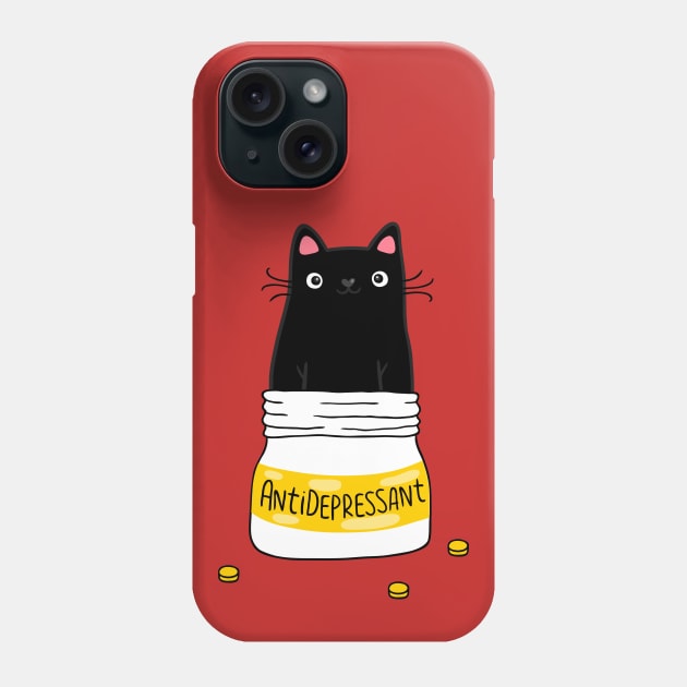 Fur antidepressant Phone Case by kostolom3000