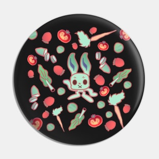 Bunny D and the food for thee v2 Pin