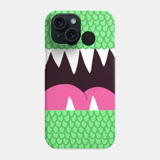 Dinosaur with Scales Mouth Phone Case