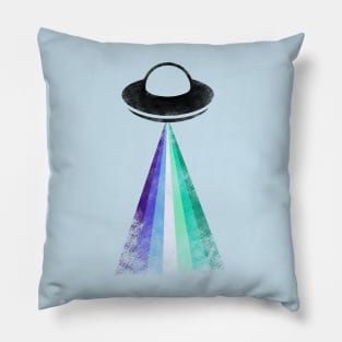 Gaylien Gay Pride UFO Pillow