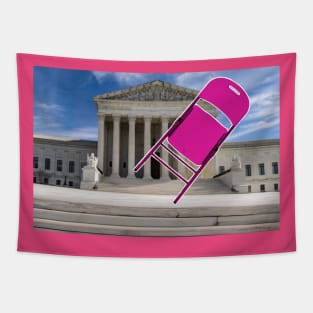 Folding Chair To The Supreme Court - Double-sided Tapestry