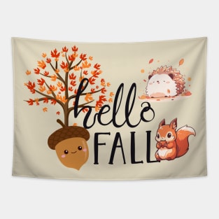 Hello Fall Tapestry