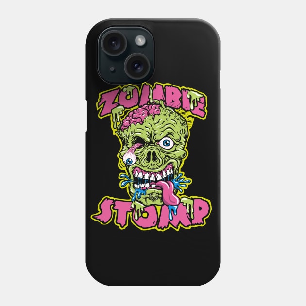Zombie Stomp Halloween Phone Case by BOEC Gear